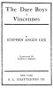 [Gutenberg 64017] • The Dare Boys in Vincennes